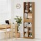 71" Tall 10-Cube Storage Organizer Bookcase with Drawer for Books & Decor